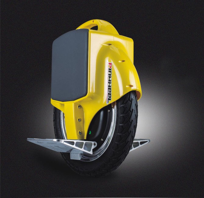PinWheel T1 Electric Unicycle Self-Balancing Scooter 190WH Changeable Battery Yellow