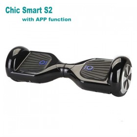 Chic Smart S2 Self Balancing Scooter 6.7 Inch APP Function Black