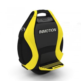 INMOTION V3 14 Inch Twin Wheel Self-Balancing Electric Unicycle with Extensible Rod Yellow